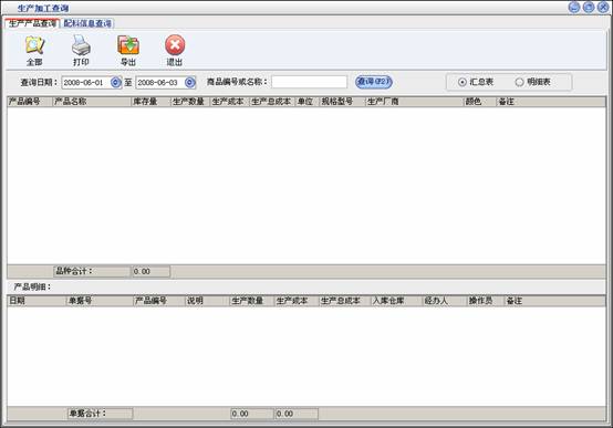 生產(chǎn)查詢